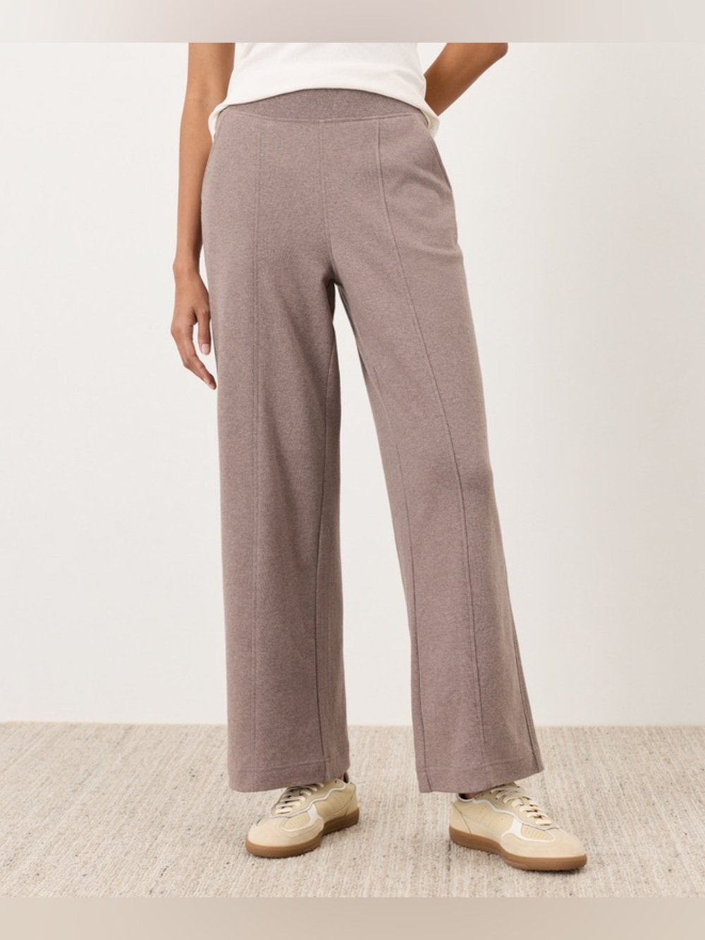 Pact Women's Organic Cotton Seamed Lounge Pants Brown Size XXL